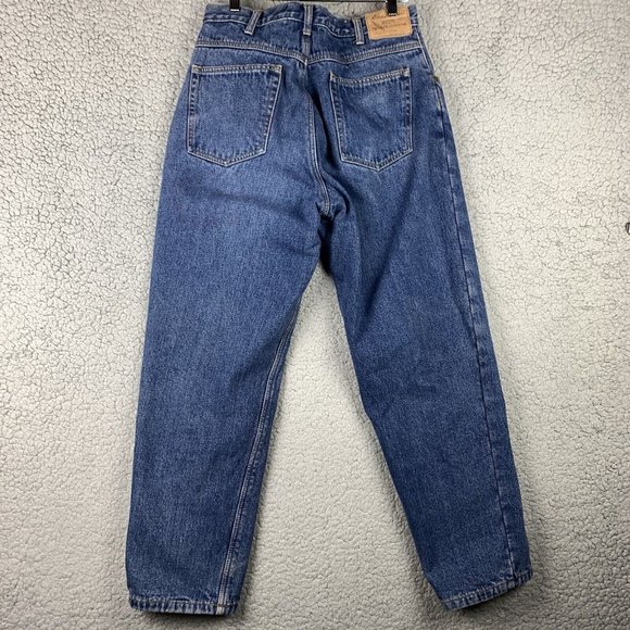 Vintage EDDIE BAUER Flannel Lined Jeans Straight Men's 34x30 (32x29.5 ACTUAL) - Picture 7 of 16